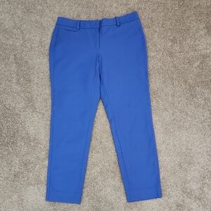 White House Black Market Cornflower Blue Slim Ankle Pants 8R